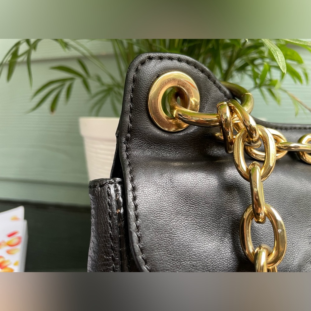 Tory Burch Black Leather Crossbody - Picture 4 of 8